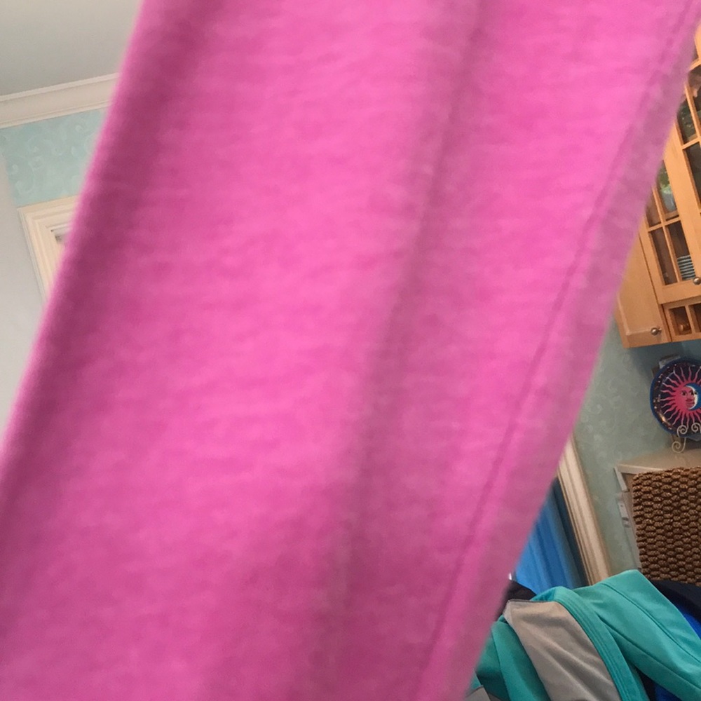 PINK white long sleeve t-shirt with pink sleeves - Picture 3 of 5